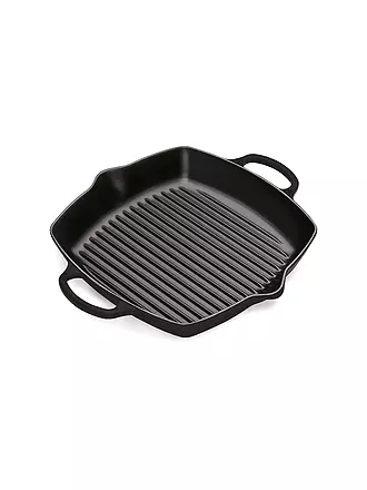 LE CREUSET | Grillpfanne quadratisch mit Griffe 30cm (Schwarz) | 